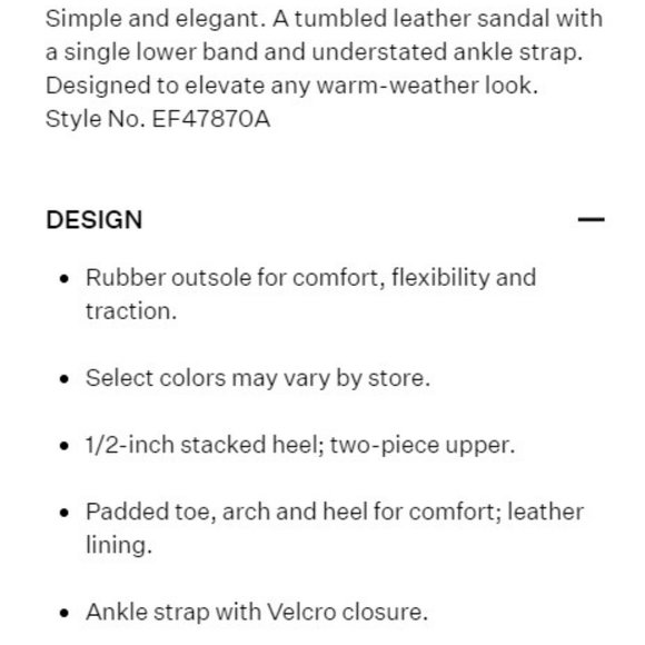 EUC NWOT Eileen Fisher Razz Sandal, Size 10M - Picture 6 of 8